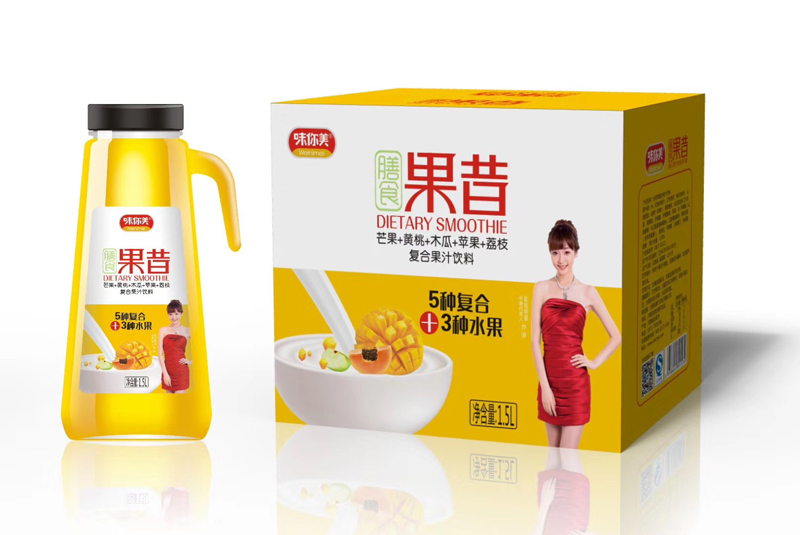 果昔5种复合3种水果