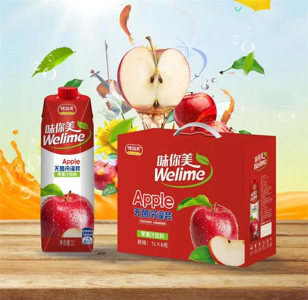 味你美-苹果汁1L6瓶