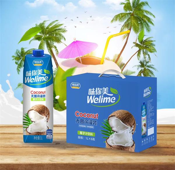 味你美-椰子汁1L6瓶 