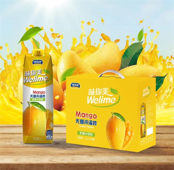 味你美-芒果汁1L6瓶 